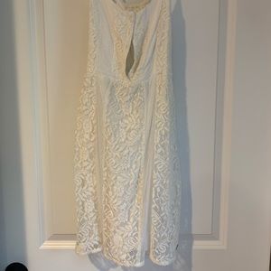White lace dress